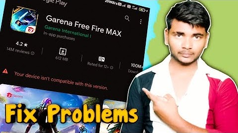 how to fix free fire not install in redmi y2 | Your Device Isn