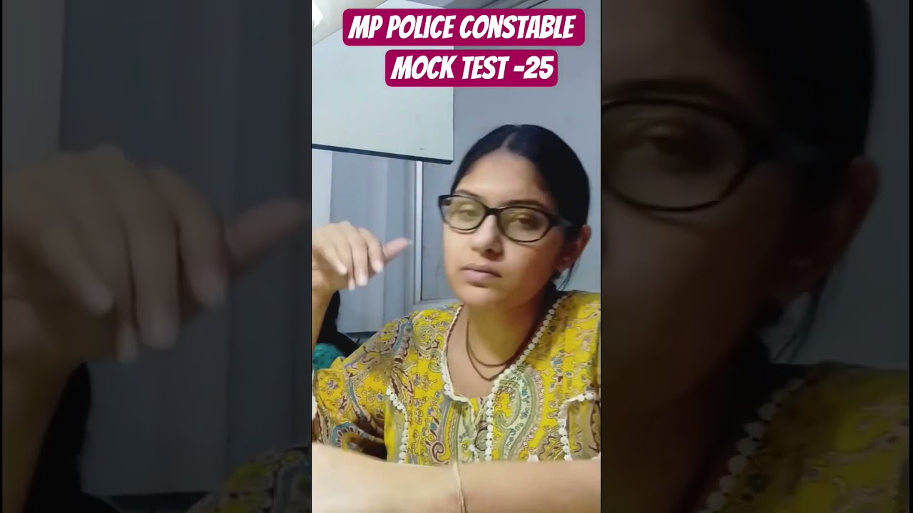 mp police constable 🚨//mock test -15