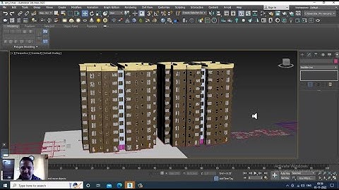 3DsMax Tutorials, Learn 3D Modeling  an Exterior using AutoCad Plan from Scratch in 3Dsmax. Part 12