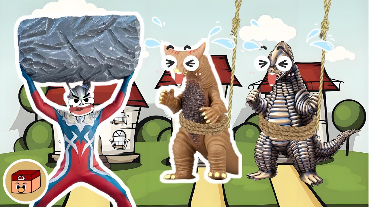 【超級奧特曼】救命~賽羅當場抓住怪獸偷東西！