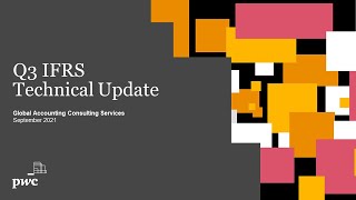 PwC's IFRS technical update video September 2021