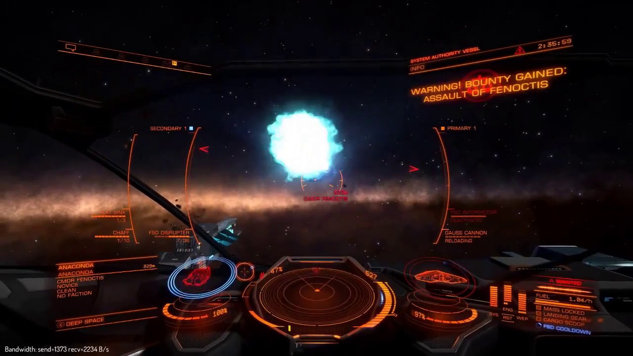 PvP Cobra Piracy. Testing the Guardian Gauss Cannon (Elite Dangerous 3.