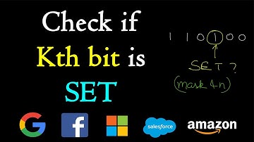 Check if Kth bit is set or not