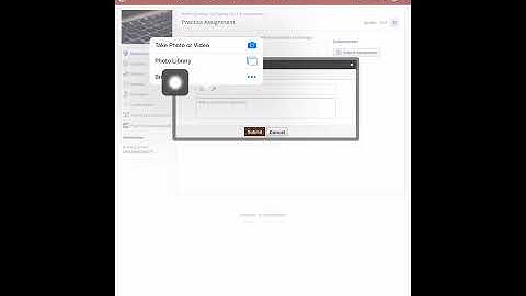 How to Upload a Picture to an Assignment