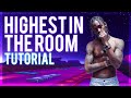 Highest In The Room TUTORIAL - Fortnite Music blocks (Travis Scott)
