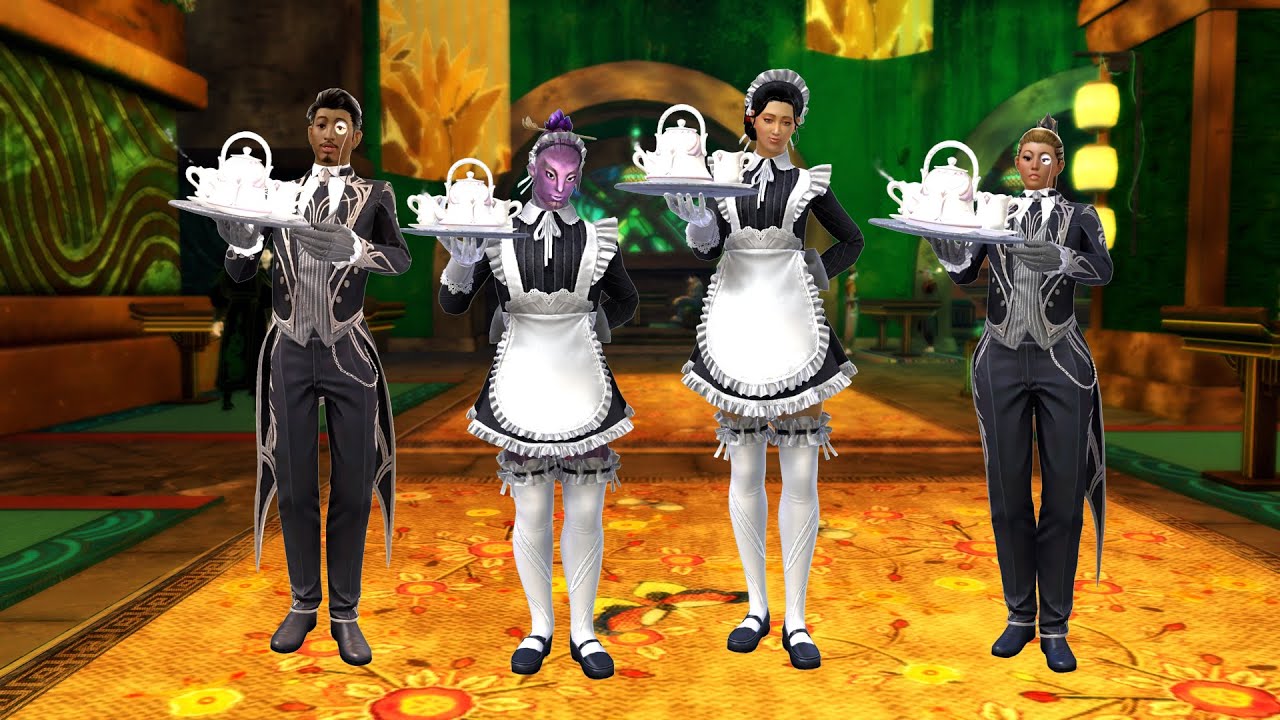 Maid and Bulter Outfits  - Gem Store : Guild Wars 2