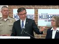 U.S. House Speaker campaigning in Iowa responds to President's election fraud claims