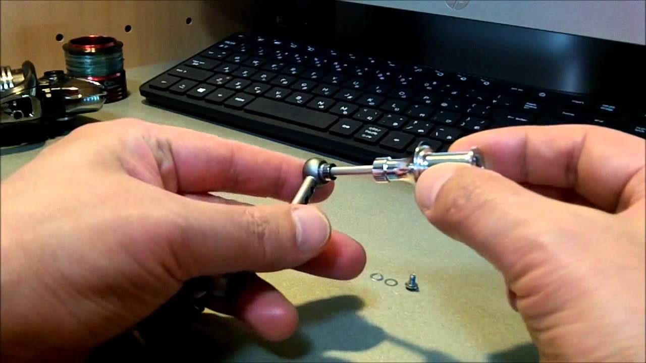 SHIMANO EXSENCE C3000M スピニングリールのプチカスタマイズ - YouTube