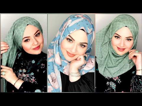 Kolay Şal Bağlama Modelleri Okul için 🌸 Turkish Hijab Tutorial|