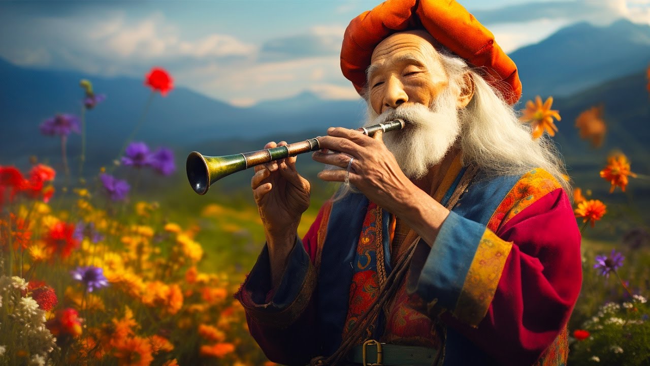 Tibetan Healing Flute | Stop Thinking Too Much, Eliminate Stress