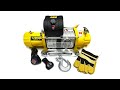 Лебедка электрическая скоростная Electric Winch SNC120WX 12000lbs с синтетическим тросом 10мм