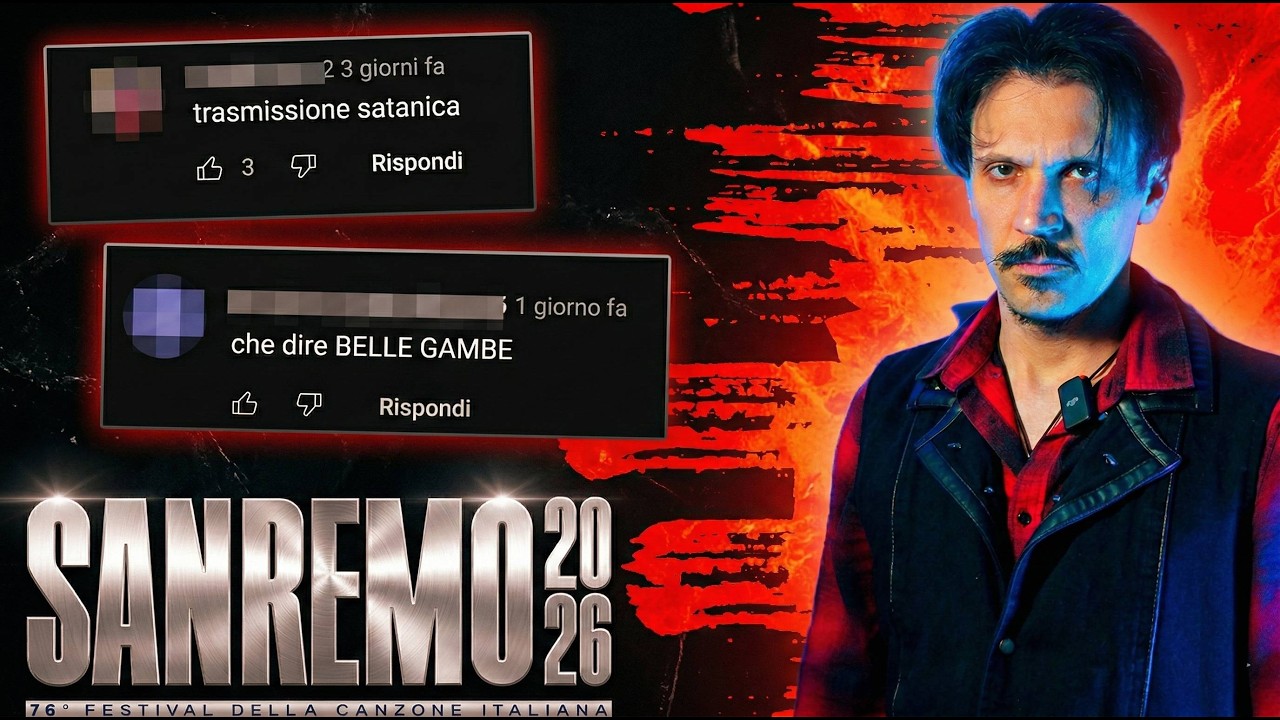 I PEGGIORI COMMENTI sotto i VIDEO di SANREMO 2026