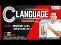 What is C Language? Definition &amp; History Explained in Hindi | Girraj Sharma | CODE MAKER | LEC12