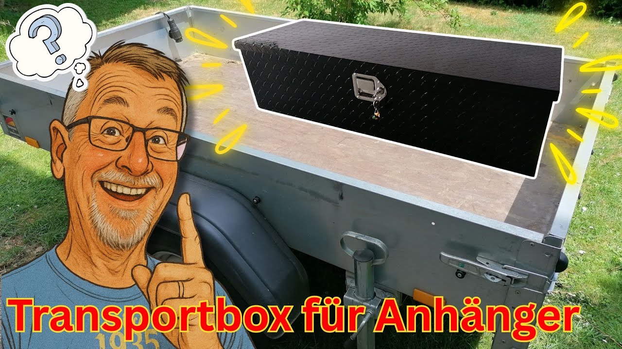 So baust DU eine praktische Transportbox für Deinen Anhänger 🔨🚚