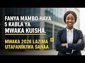 FANYA MAMBO HAYA ILI 2026 MWAKA MPYA UFANIKIWE KIMAISHA