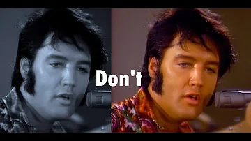 ELVIS PRESLEY - Don't ( Rehearsal 1970 | ReSync With The Royal Philharmonic Orchestra ) New Edit 4K