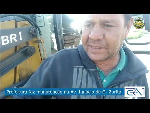 Prefeitura faz manutenção na Av. Ignácio de Oliveira Zurita
