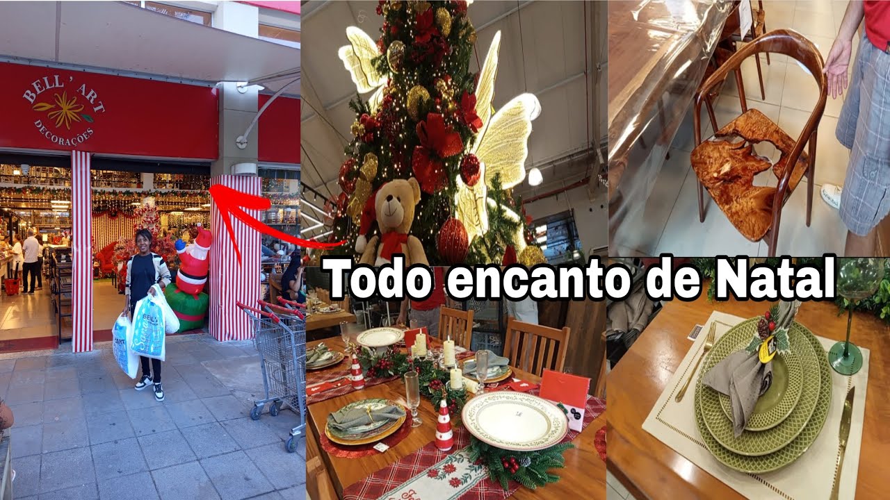 Natal 2025  loja Bell'Art Barra da Tijuca 🤍Um encanto essa loja 