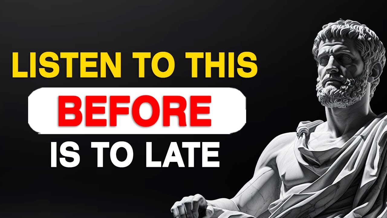 9 Lessons Time Teaches Everyone | Stoicism