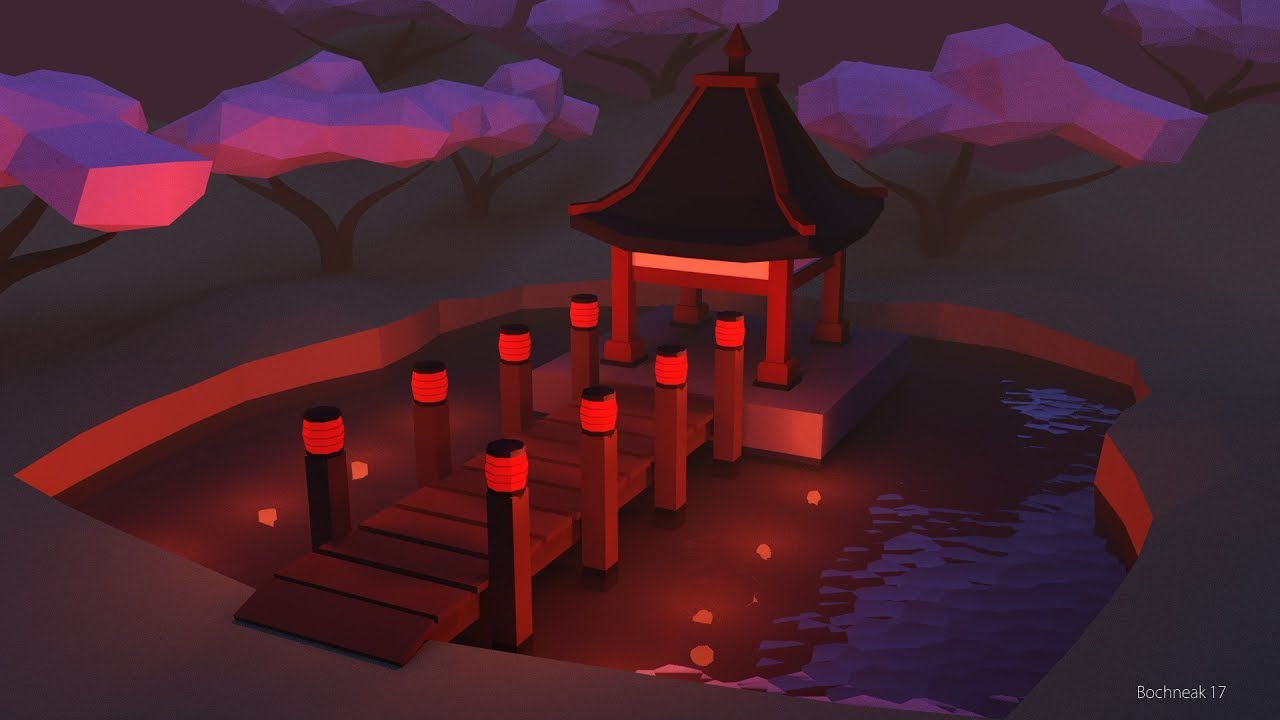 Time LapseChinese Temple [Blender] YouTube