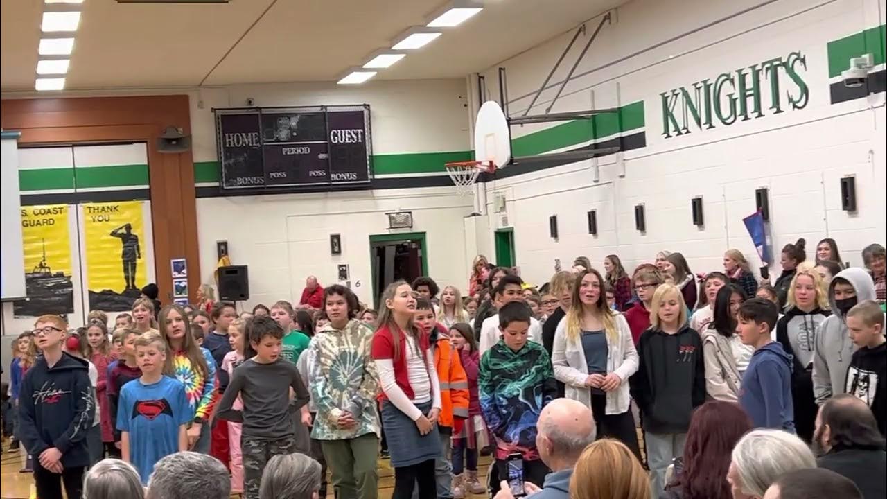 Otis Orchard’s Elementary Veteran’s Day Assembly 2022 Star Spangled