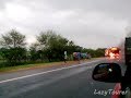Accident - Bus on Fire - NH2 West Bengal, India