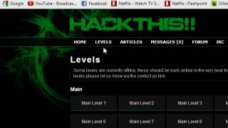 How to Hack (Hack This Walkthrough) Part 1