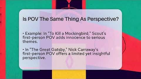 Is POV The Same Thing As Perspective? - The Prose Path