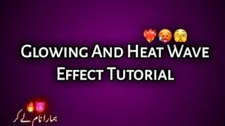 Glowing Text tutorial in node video ¦ Heat wave water Effect ¦ Rain drop effects ¦ #youtube #nodeapp