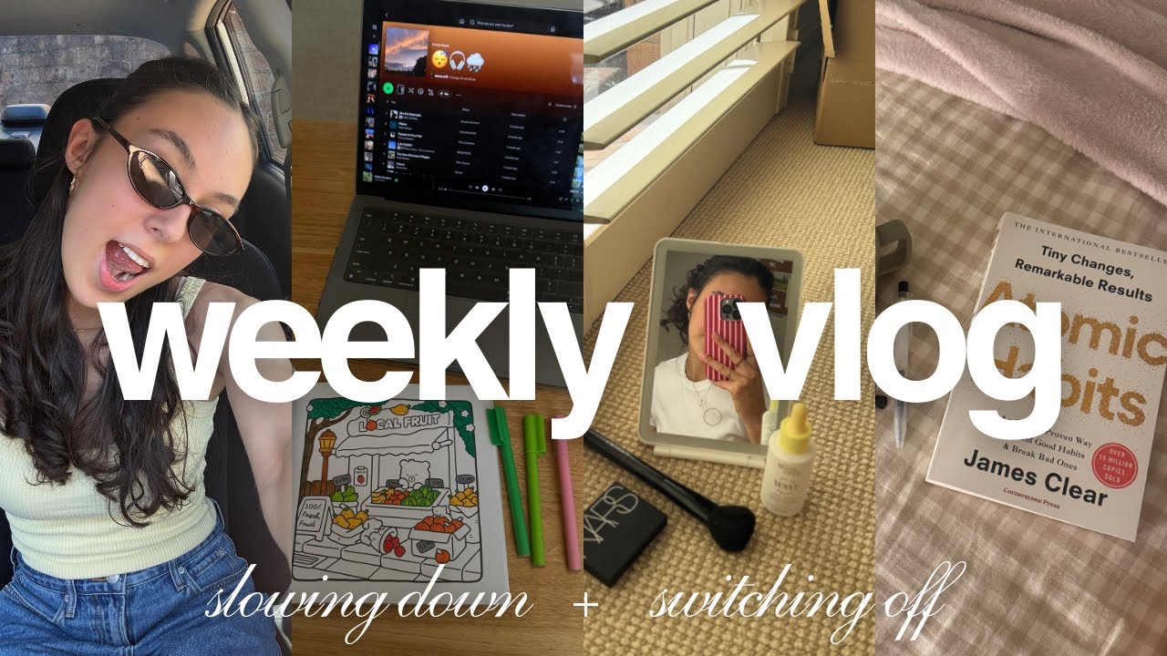 spend a week with me: friend hangouts, anxious days, switching off, hauls