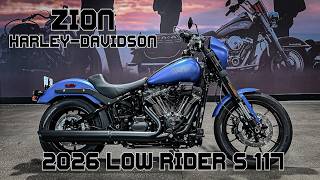 2026 Harley-Davidson FXLRS Low Rider S 117 Aurora Blue Denim Paint Zion H-D Bike of the Week