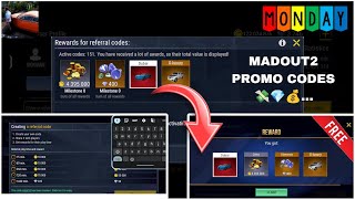 MadOut 2 PROMO CODES 💸 GIVEAWAYS 💎|| FOR VIEWERS 🥰...#newpromocode #madout2 screenshot 2