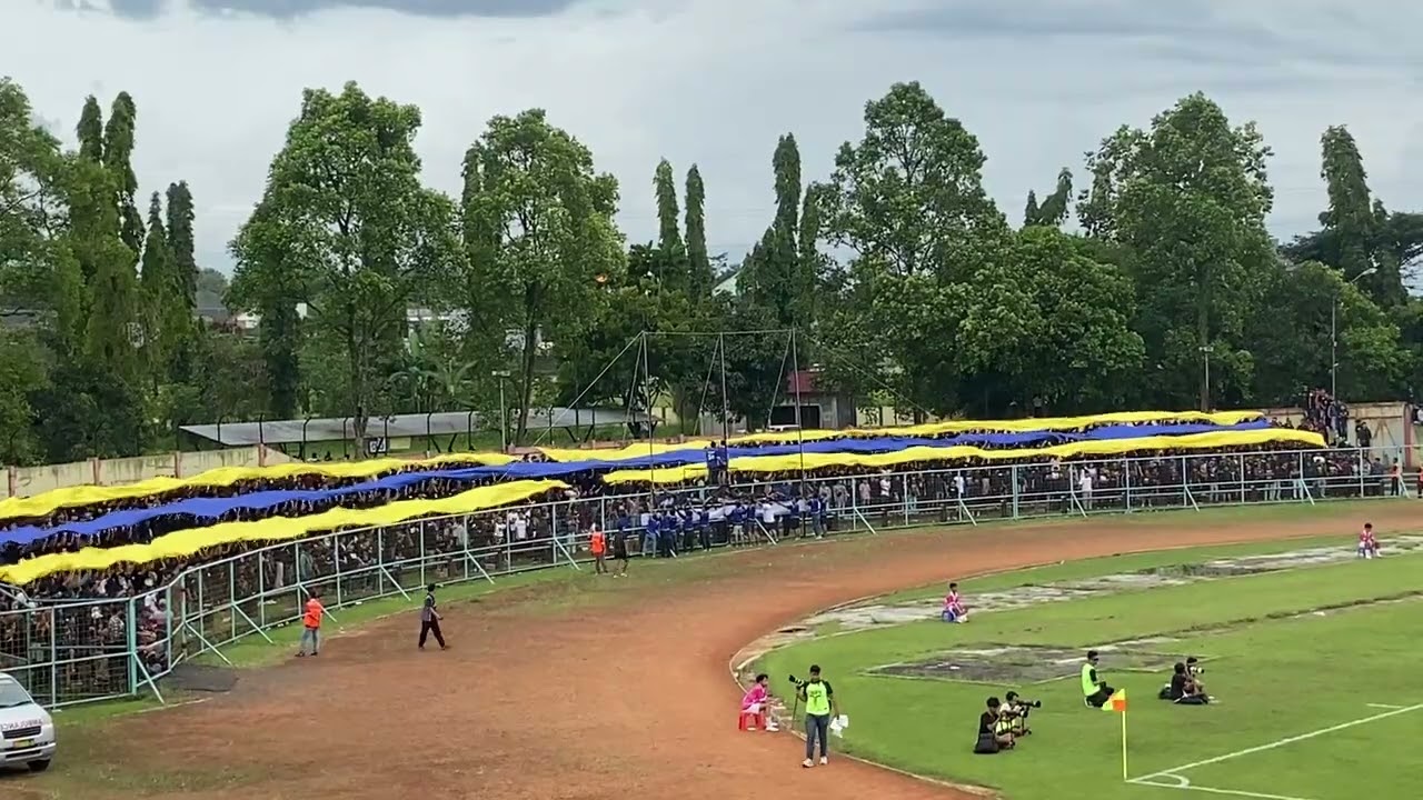 KOREO ULTRAS BANYUMAS PERSIBAS VS PERSIBANGGA LIGA 4 JATENG