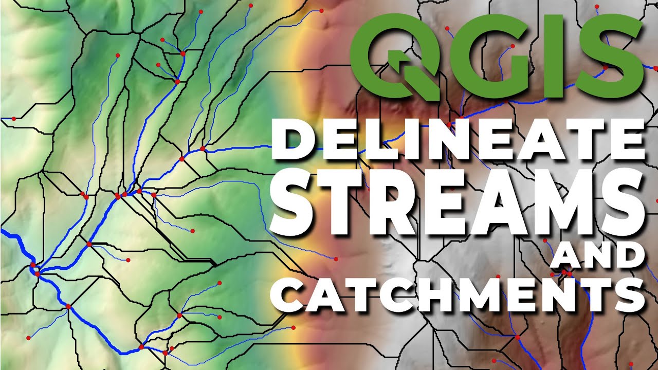 QGIS Stream and Catchment Delineation with SAGA - YouTube