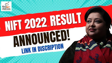 NIFT 2022 Result Announced! | Link In Description | By Key Art N Design