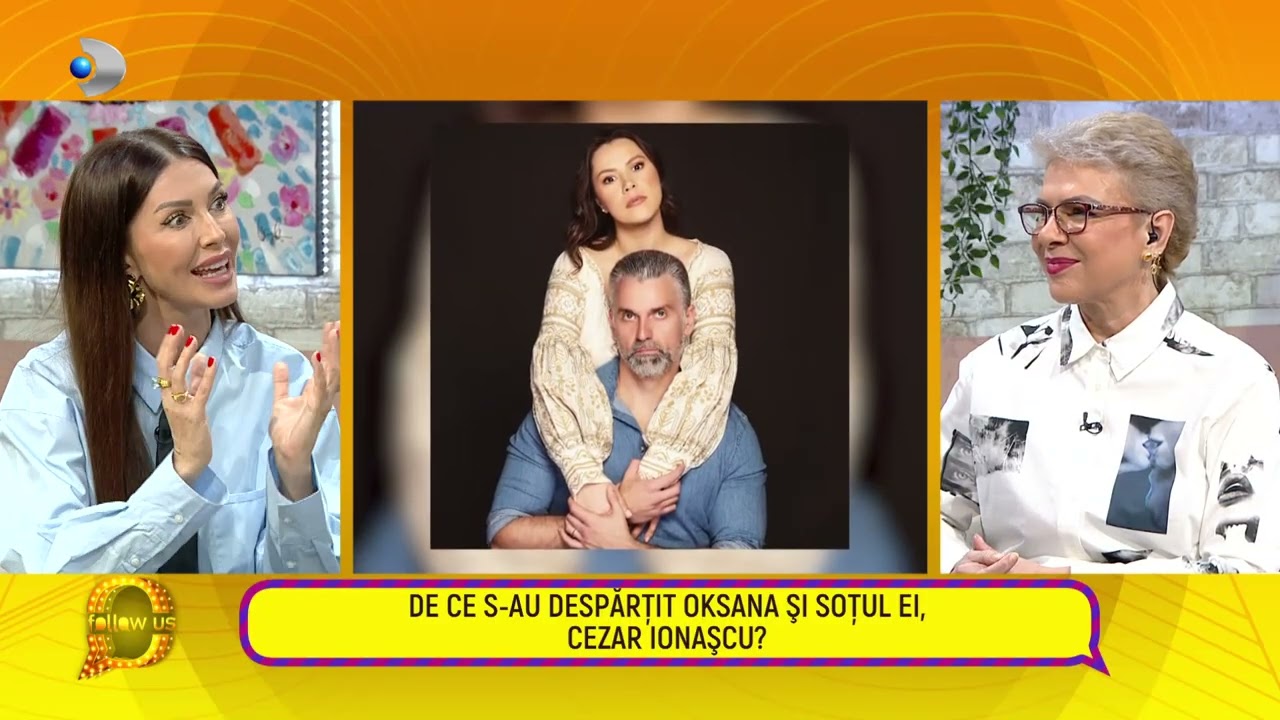 Follow us! - De ce s-au despartit Oksana si sotul ei, Cezar Ionascu?