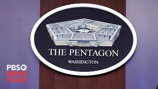 WATCH: Pentagon holds briefing as U.S. completes pier project to deliver aid to Palestinians
