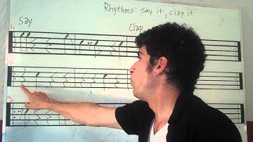 Counting Rhythms: Say & Clap Video 4