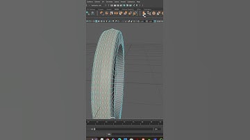 Quick Tips: Creating a Tire with pattern with Easy Topology in Maya | Easy Tutorial 8
