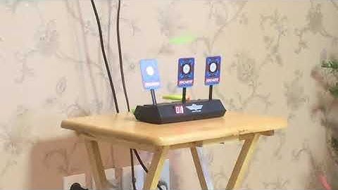 Electric Scoring Auto Reset Shooting Digital Target for Nerf Guns