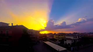Sunset timelapse with YI 4k
