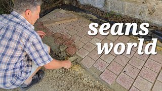 Creating Storage Space: Cementing Floor Tiles!