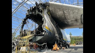 Wreck of the Antonov An-225 Mriya