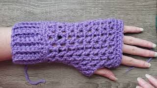 Valerie's Fingerless Gloves Crochet Tutorial - The Lavender Chair by Dorianna Rivelli 916 views 2 years ago 13 minutes, 17 seconds