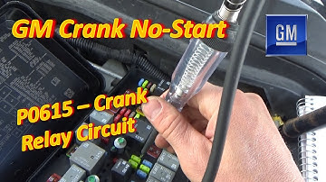 GM Crank No-Start: P0615 (Chevy Equinox)