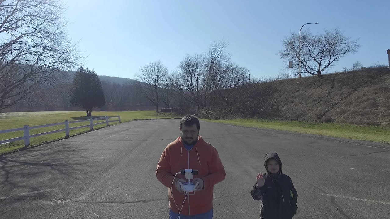 Phantom 3 over Chenango Bridge, NY 2/7/16