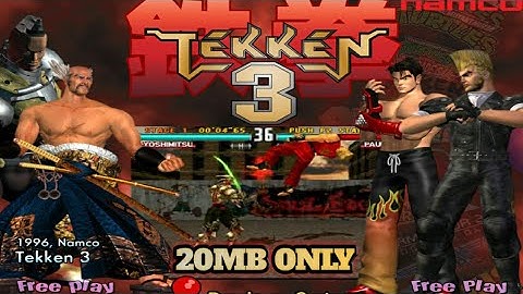 (20MB) how to download Tekken 3 game in Android with cheat codes/tekken 3 game