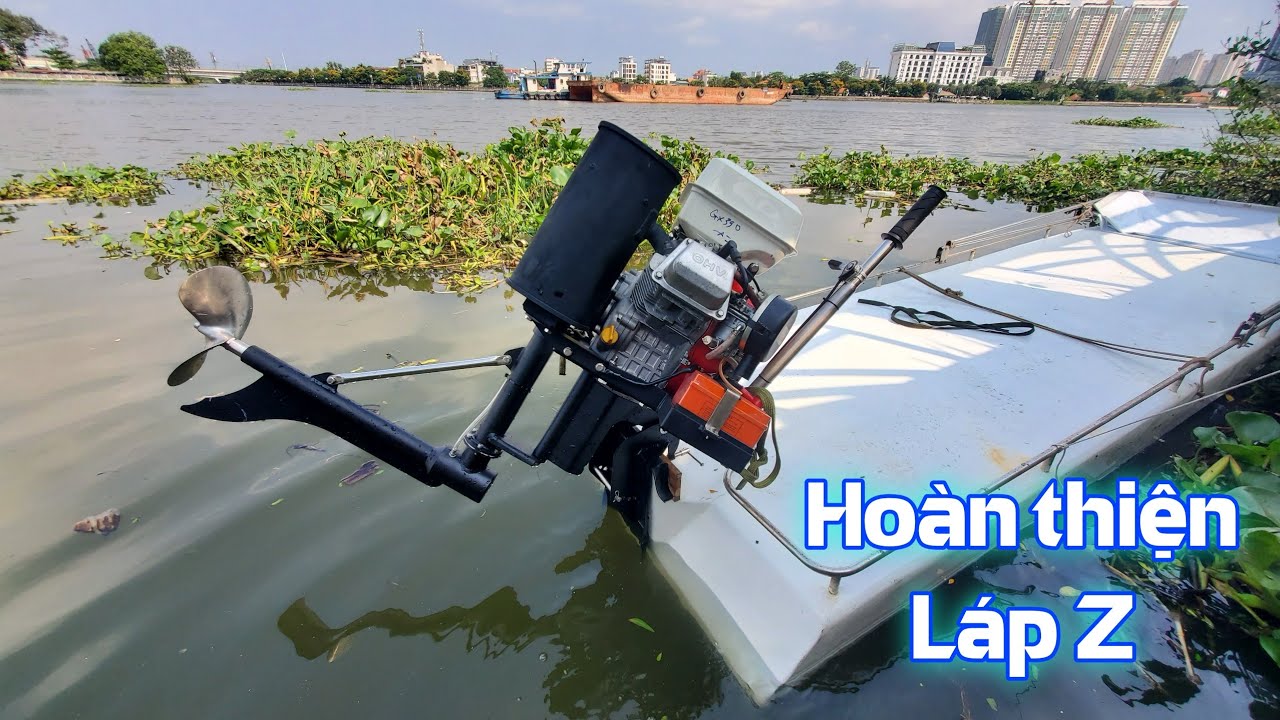 Lên láp Z máy Mitsubishi GB 300_10hp cho cano xốp