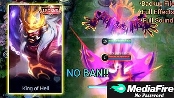 Franco Legend King Of Hell Skin Script|No Password|Full Effects & Sound|Mobile Legends