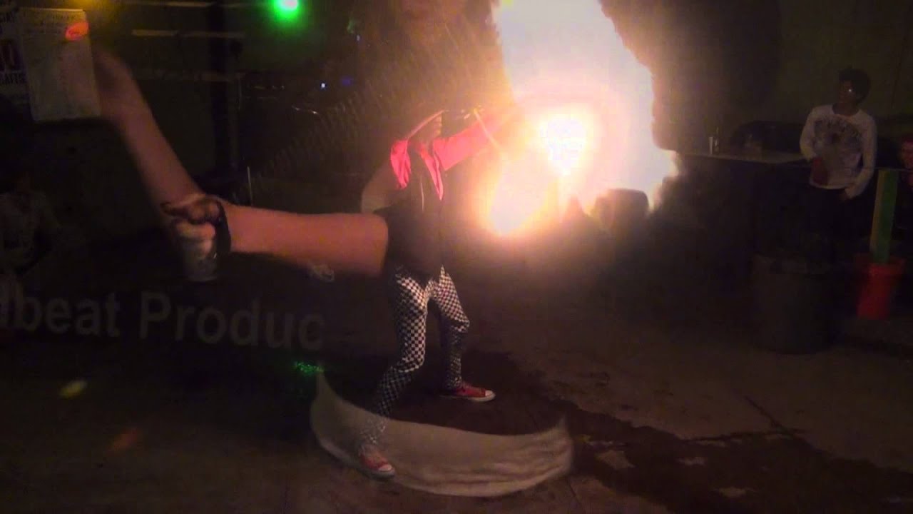 Fire Spinning in Austin, Texas YouTube